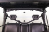 Seizmik Can-Am Defender Rear Folding Windshield - HD5 to HD10, Polycarbonate with Impact Resistance