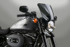 National Cycle Mohawk Windshield for 52-56 mm O.D. Bikes - Dark Tint with Black Hardware and Straight Bracket