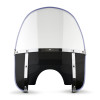 National Cycle Heavy Duty Beaded Round Top Windshield in Black – Part N2233