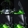 National Cycle V Stream/ Wave Mid/Std. Windshield for Kawasaki KLE650 Versys (2008-2009) - Clear