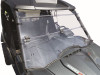 QuadBoss Folding Windshield for Can-Am Commander 800R and 1000 – Polycarbonate Power Sports Shield with Hinged Design
