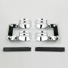 National Cycle 17+ Honda CMX 300/500 Rebel Narrow Mount Chrome Clamp Kit (Part Number KIT-CTG)