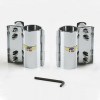 National Cycle 15+ Indian Scout Narrow Mount Chrome - Powersports Fork Brackets