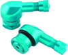 BikeMaster Part Number 151788 Blue Anodized Valve Stem Set – High-Performance Motorcycle Tire Valves