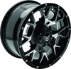 QuadBoss Barbwire 14x7 Aluminum Wheel for Powersports Vehicles – Part Number 608574
