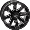 QuadBoss Blitz 14x7 Aluminum Wheel - 4/137 Bolt Pattern, 5+2 Offset
