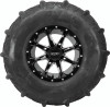 QuadBoss Slicer 14x10 Power Sports Wheels - 4/156 Bolt Pattern, 5+6 Offset