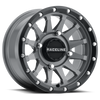 Raceline A95SG Trophy 14x7 Inch Powersports Wheel with Black and Grey Lip, 4x137 Bolt Pattern