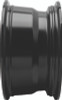 QuadBoss Barbwire 14x7 Wheel - 5+2 Offset, 4/110 Bolt Pattern, Black Machined Finish