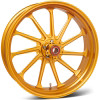 Performance Machine 21x3.5 Forged Wheel Assault - Gold Ano for Harley Davidson
