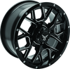 QuadBoss Barbwire 15x7 - 4+3 - 4/156 Milled Aluminum Wheel
