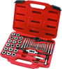 BikeMaster 40-Piece Metric Tap and Die Wrench Set - High-Quality Thread Repair Tools