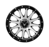 QuadBoss Wagon 20x7 - 4+3 - 4/137 Machined Alloy Wheel for Powersports Vehicles