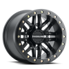 Raceline A91B Ryno 15x8 Inch Satin Black Beadlock Wheel, 4x137 Bolt Pattern