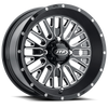 ITP Momentum 22x6.5 PowerSports Wheel - Black with Milled Accents Part #2222784731B