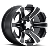 ITP SS 312 14x6 PowerSports Aluminum Wheel – Matte Black with Machined Accents (Part Number 1428454536B)