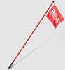 Boss Audio WP6 72-inch RGB Whip Antenna - Waterproof, Durable Powersports Antenna with LED Lighting and Remote Control