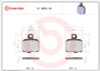 Brembo OE Powersports Front Disc Brake Pad Set for 1999 Bombardier Traxter 500 4x4 Auto