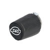 S&S Cycle Black Nylon Air Filter Cover for Tapered S&S Tuned Induction Filters (Part #106-0247)
