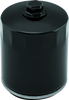 Twin Power Twin Cam and M8 Black Oil Filter with Nut - Replaces Harley-Davidson H-D 63798-99