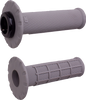 ODI Universal Lock-On Half Waffle Grips - Gray/Silver H21UHWG