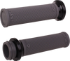 ODI Ruffian Lock-On Street Grips - Indian TBW - Graphite/Black V30ITWH-B