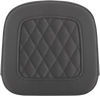 SADDLEMEN Sissy Bar Pad - Lattice Stitched - Black - FL '97-'23 0407SM