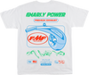FMF Gnarly Power T-Shirt - White - Large SP26118900WHTL