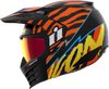 ICON Elsinore™ Helmet Rad Dawn Orange 3XL - Lightweight MX Helmet with Modular Face Mask and Premium Comfort