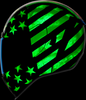 ICON Airform™ Old Glory 2XL Helmet with Clear and RST Blue Shields