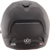 6D Helmets ATS-1R Matte Black XL Motorcycle Helmet with Omni-Directional Suspension and Advanced Ventilation System