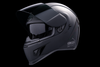 ICON Airform™ Helmet - Dark Rubatone, Small - Versatile Motorcycle Helmet with Advanced Shield System