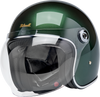 BILTWELL Tahoe™ Helmet - Solid Metallic Sierra Green, Medium (Part Number 1008-324-503)