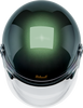 BILTWELL Tahoe™ Helmet - Solid Metallic Sierra Green, Medium (Part Number 1008-324-503)