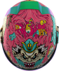 ICON Airflite™ Helmet Snack Attack MIPS® Pink XL with Fog-Free Dropshield and Advanced Ventilation