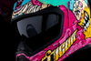 ICON Airflite™ Helmet Snack Attack MIPS® Pink XL with Fog-Free Dropshield and Advanced Ventilation