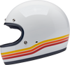 BILTWELL Gringo Helmet Sunset Spectrum XL - Lightweight Impact-Resistant Motorcycle Helmet