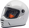 BILTWELL Lane Splitter Helmet - Gloss White 2XL - Part 1004-104-506
