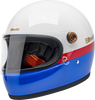 BILTWELL Gringo S Helmet Apex - White/Red/Blue Medium (Part No. 1003-5124-503)