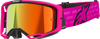 Alpinestars GOGGLES Vision 8 Goggle - Pink with Red Mirror Lens, Part 5101625-3083