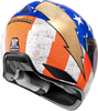 ICON Domain™ Helmet Amerikarma Glory XS - Lightweight Motorcycle Helmet with Fog-Free Shield and Removable Liner