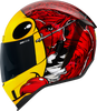 ICON Airform™ Helmet MIPS® Brozak Red 3XL with Quick-Release Shields and Advanced Ventilation
