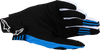Alpinestars Techstar MX Gloves - Black/Blue, Small (Part Number 3560125-17-S)