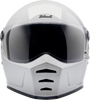 BILTWELL Lane Splitter Helmet - Gloss White Medium (Part No. 1004-104-503)