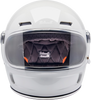 BILTWELL Gringo SV Helmet - Gloss White – Medium (Part Number: 1006-104-503)