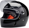 BILTWELL Gringo SV Helmet - Gloss Black, XS - Part 1006-101-501