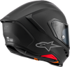 Alpinestars Supertech R7 Helmet 2XL - Matte Black with Advanced Safety and Aerodynamic Design