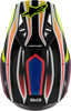 Alpinestars Youth SM3 Helmet Wurx Small - Gloss Black, Yellow Fluo, Blue, Red