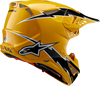Alpinestars Supertech M10 Helmet - Ampress MIPS® - Gloss Black and Yellow - Medium