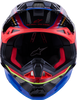 Alpinestars Supertech M10 Helmet with MIPS® - Era Gloss Blue/Red/Yellow Fluo, 2XL (Part Number 8301223-7356-XXL)